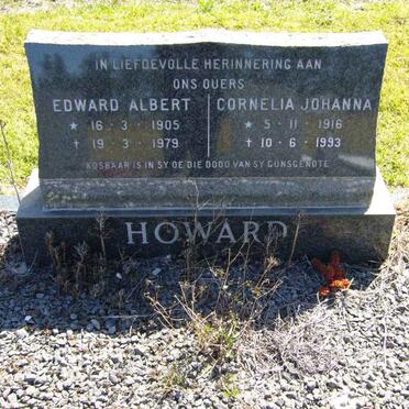 HOWARD Edward Albert 1905-1979 &amp; Cornelia Johanna 1916-1993