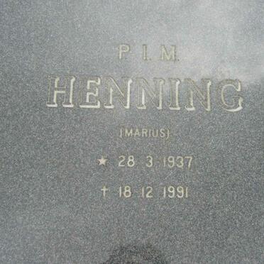 HENNING P.I.M. 1937-1991