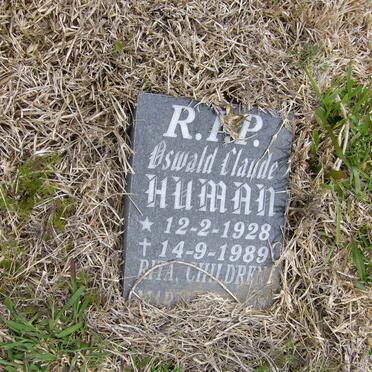 HUMAN Oswald Claude 1928-1989