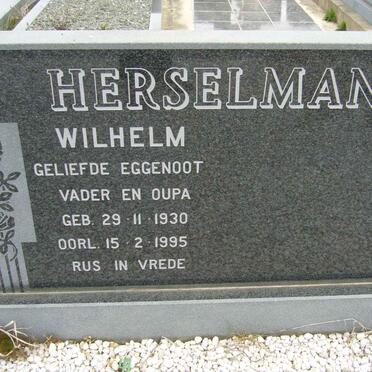 HERSELMAN Wilhelm 1930-1995