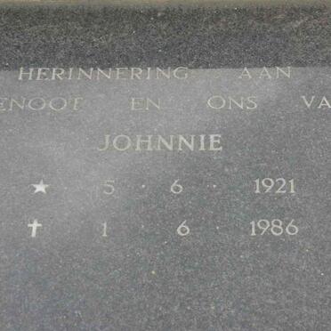 HEERDEN Johnnie, van 1921-1986