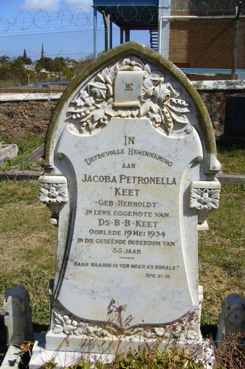 KEET Jacoba Petronella nee HERHOLDT -1934