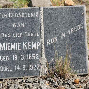 KEMP Miemie 1852-1927