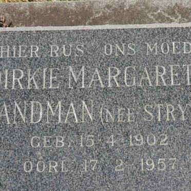 LANDMAN Dirkie Margaretha nee STRYDOM 1902-1957