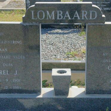 LOMBAARD Carel J. 1901-1984 &amp; Cornelia C. DE WET 1907-1979 