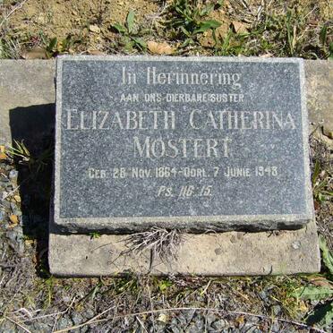MOSTERT Elizabeth Catherina 1864-1948