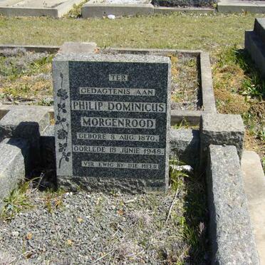 MORGENROOD Philip Dominicus 1870-1948