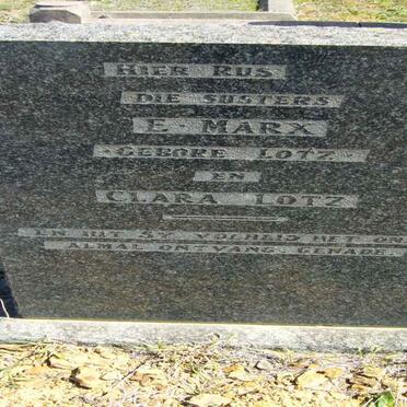 MARX E. nee LOTZ :: LOTZ Clara