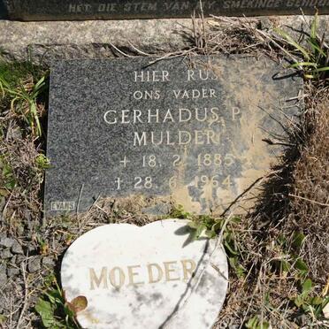 MULDER Gerhardus 1885-1964 &amp; Moeder