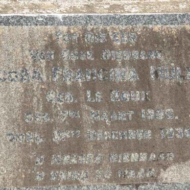 MüLLER Jacoba Francina nee LE ROUX 1900-1936