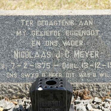 MEYER Nicolaas J.C. 1875-1953