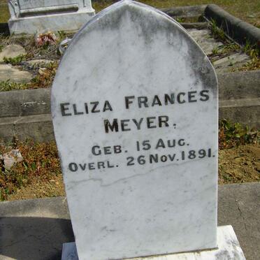MEYER Eliza Frances 1891-1891