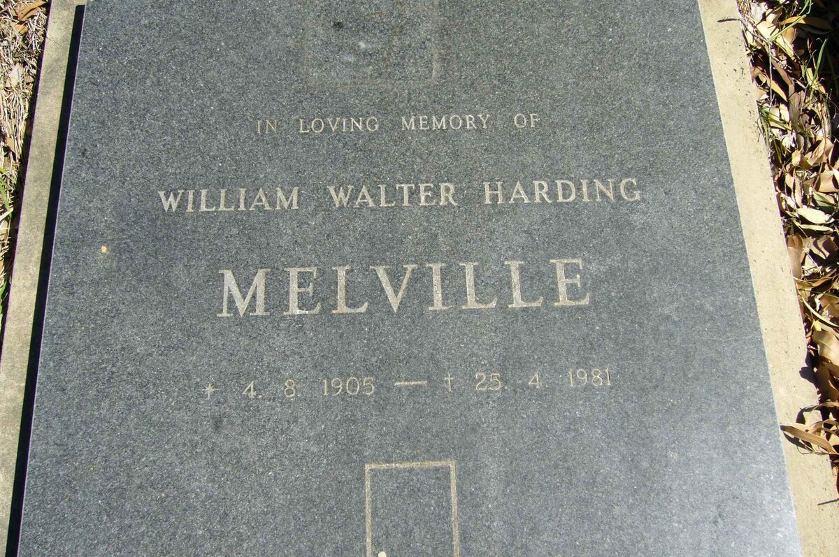 MELVILLE William Walter Harding 1905-1981