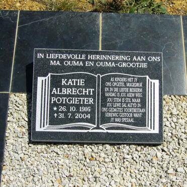 POTGIETER Katie Albrecht 1916-2004