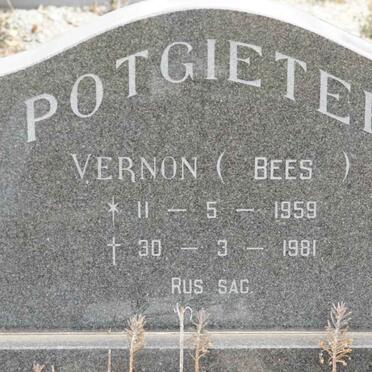 POTGIETER Vernon 1959-1981