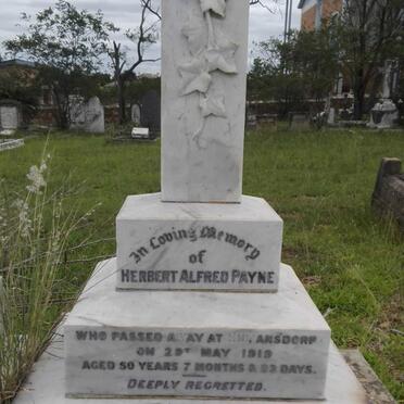 PAYNE Herbert Alfred -1919