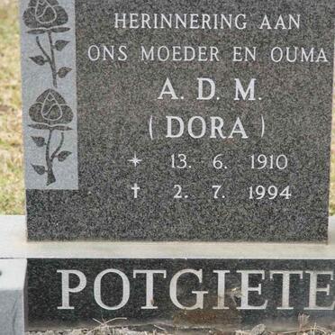 POTGIETER A.D.M. 1910-1994