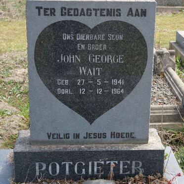 POTGIETER John George Wait 1941-1964