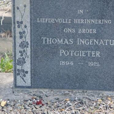 POTGIETER Thomas Ingenatus 1894-1921