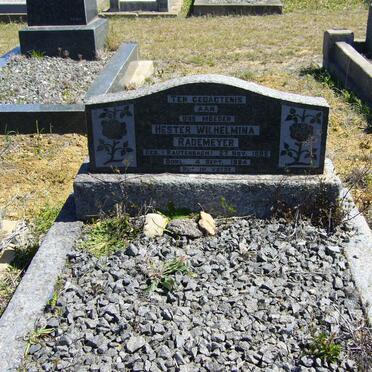 RADEMEYER Hester Wilhelmina nee RAUTENBACH 1896-1984