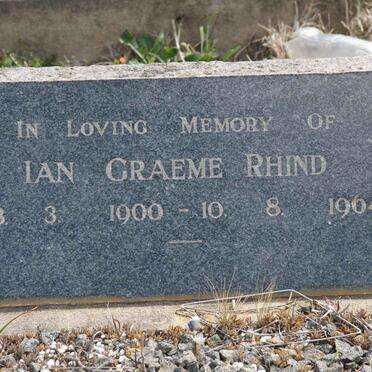 RHIND Ian Graeme 1900-1964