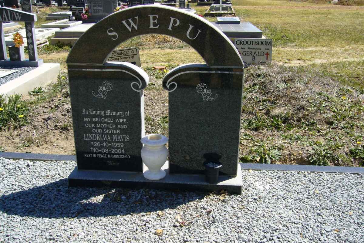 SWEPU Lindelwa Mavis 1959-2004