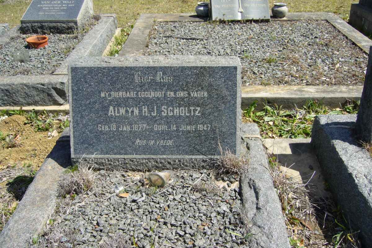 SCHOLTZ Alwyn H.J. 1877-1947