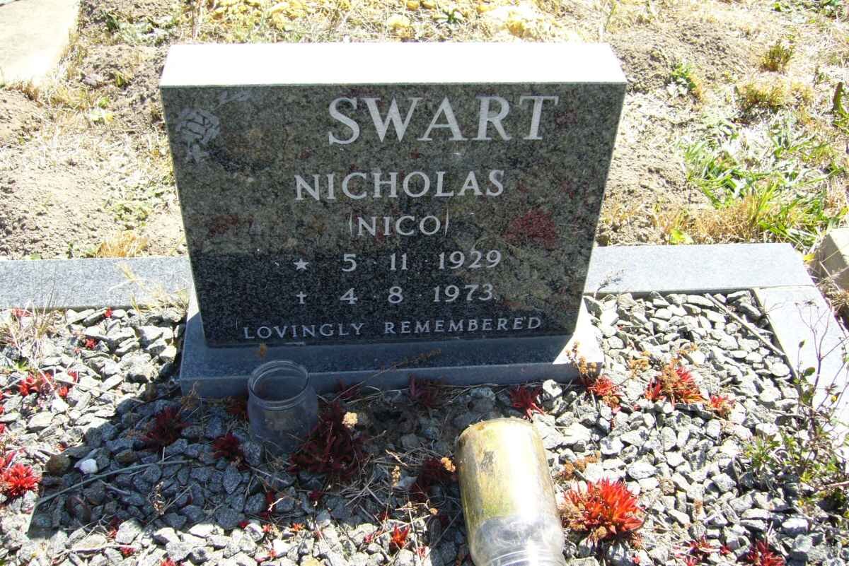 SWART Nicholas 1929-1973