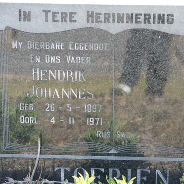 TOERIEN Hendrik Johannes 1897-1971