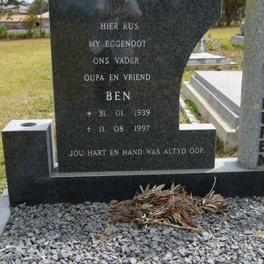 VUUREN Ben, jansen van 1939-1997