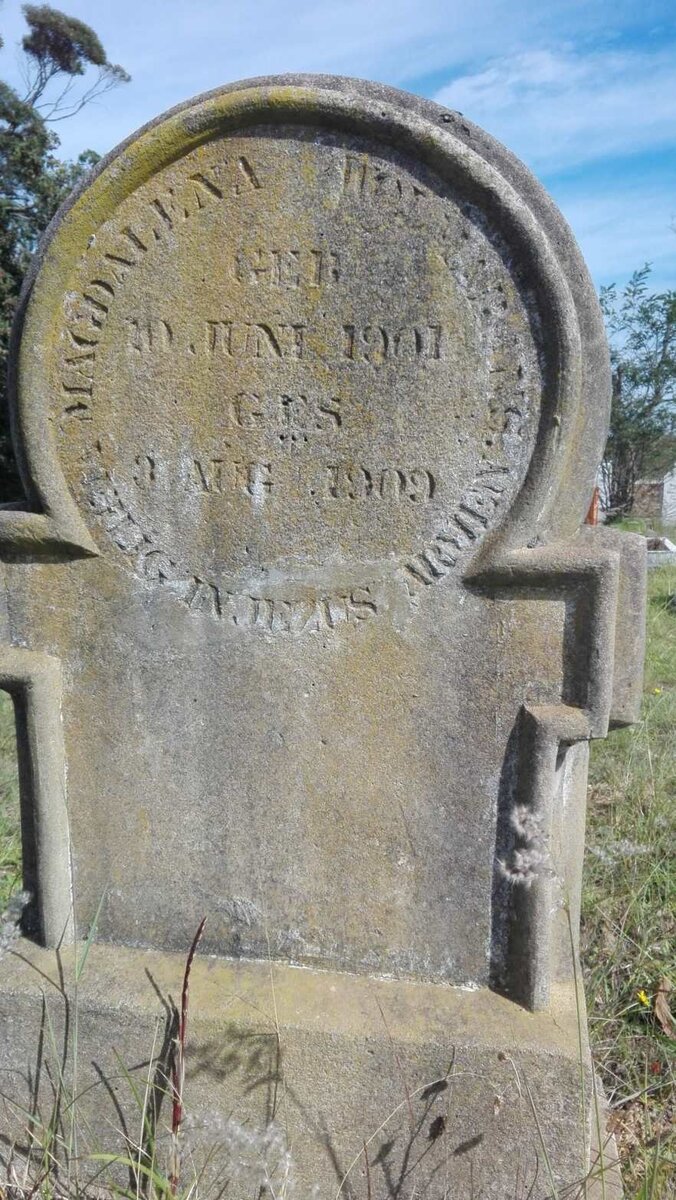 WOLMARANS Magdalena 1901-1909