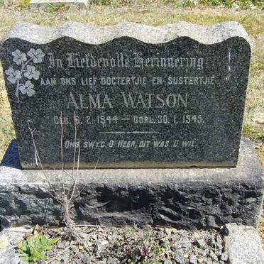 WATSON Alma 1944-1945