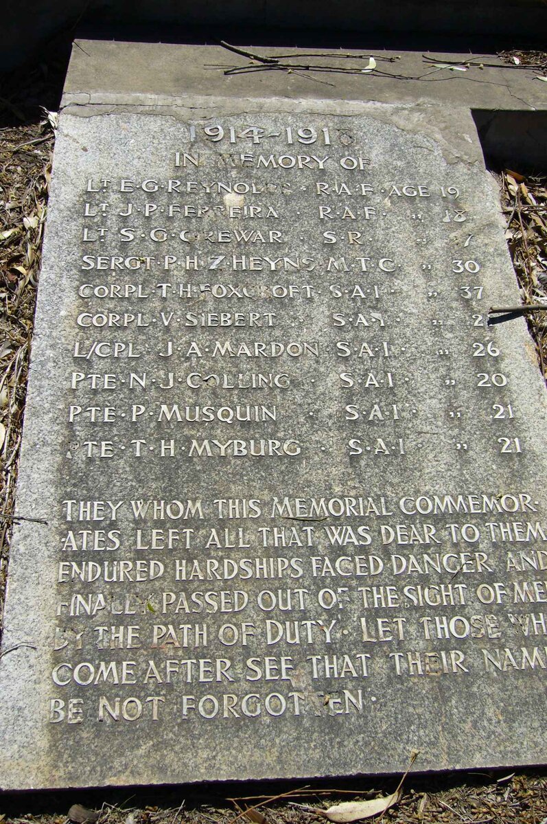 3. Memorial - World War I - 1914-1918