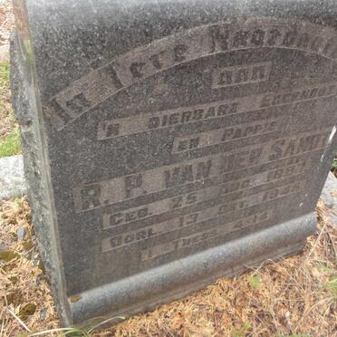 SANDT R.P., van der 1887-1945