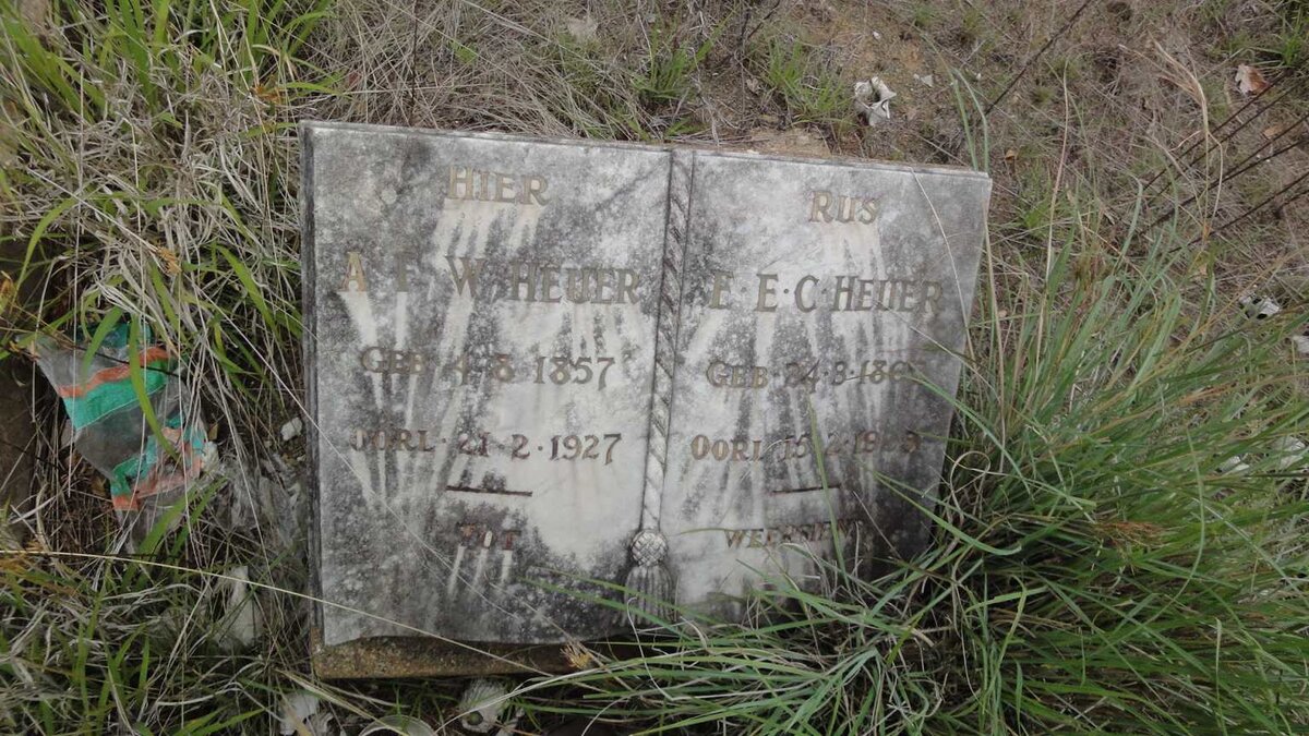 HEUER A.F.W. 1857-1927 &amp; E.E.C. 1865-1929