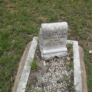 WET Phillippus Rudolf, de 1927-1931