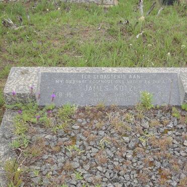 KOTZE James 1892-1963