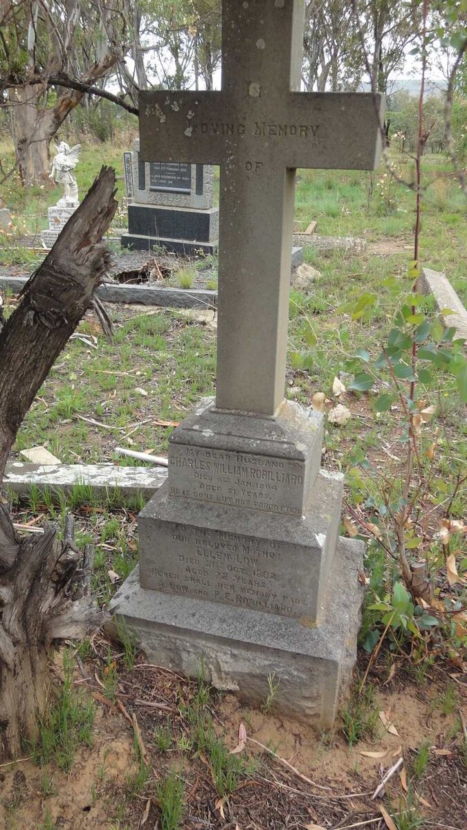 ROBILLIARD Charles William -1904 :: LOW Ellen -1892