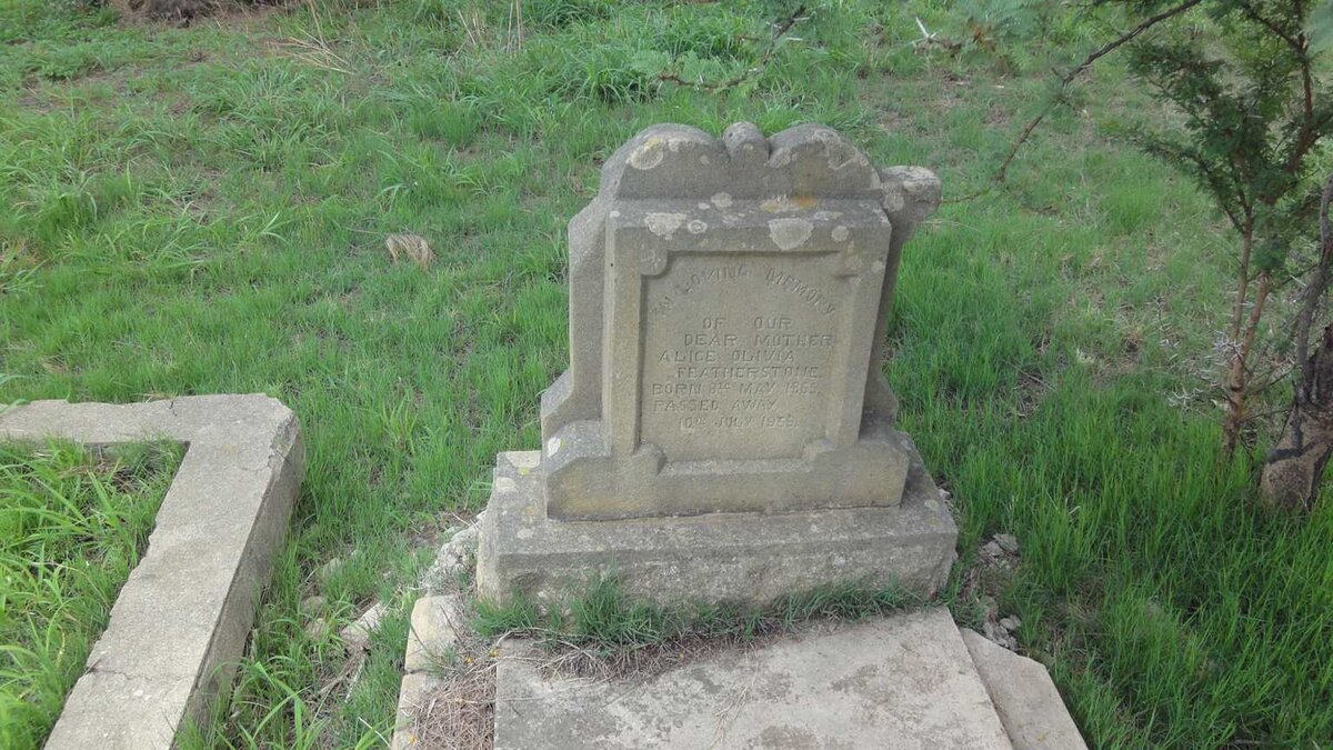 FEATHERSTONE Alice Olivia 1865-1939