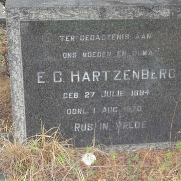 HARTZENBERG E.C. 1884-1970