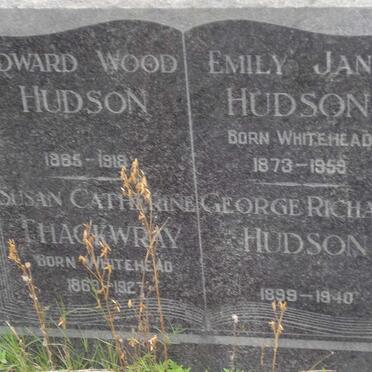 HUDSON Edward Wood 1865-1918