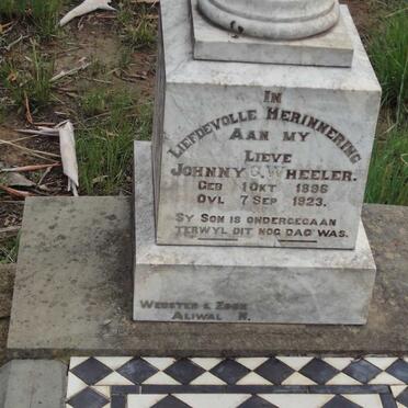 WHEELER Johnny C. 1896-1923