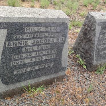 NEL Louis James 1878-1955 &amp; Annie Jacoba OWEN 1883-1947