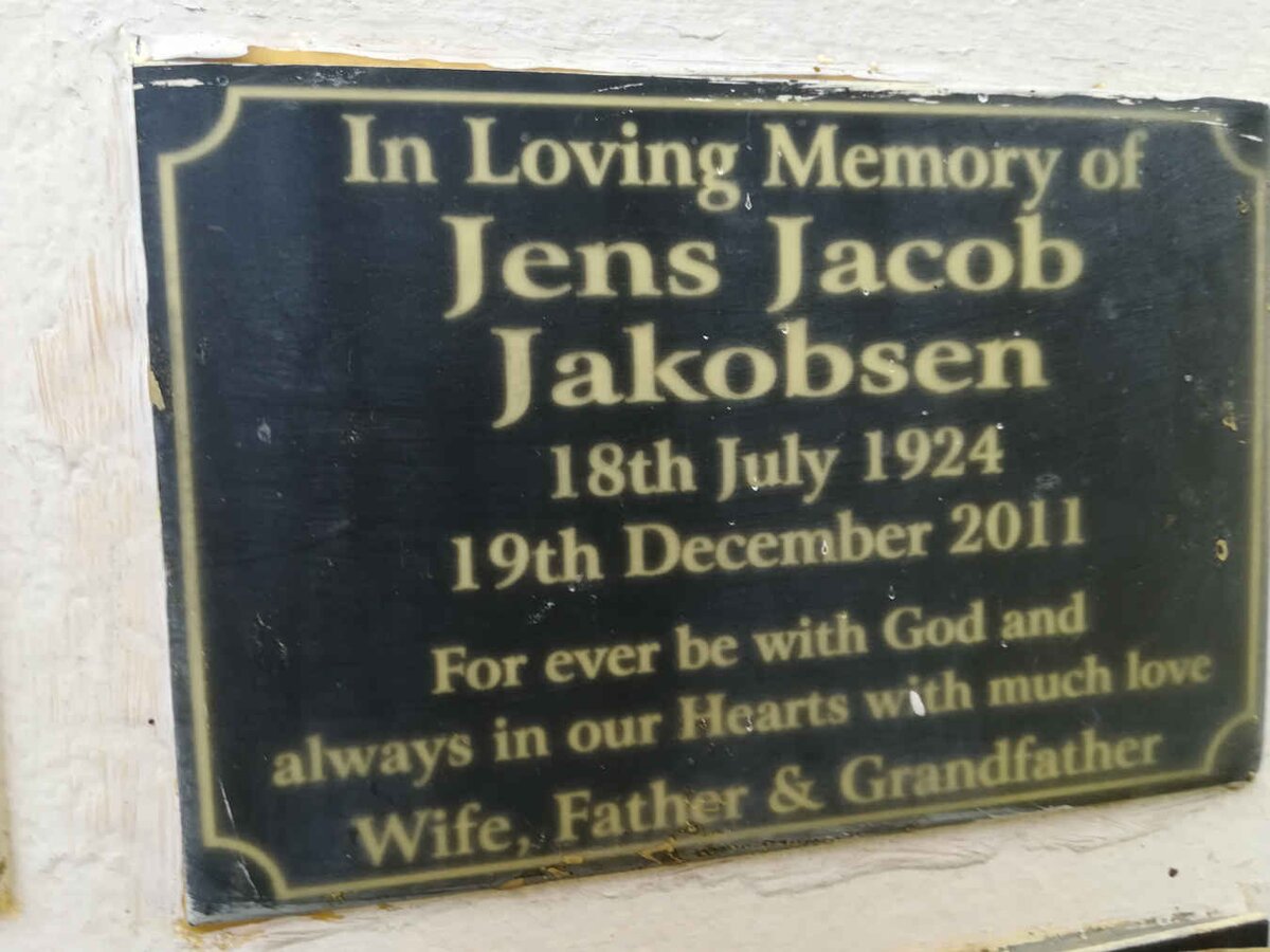 JAKOBSEN Jens Jacob 1924-2011
