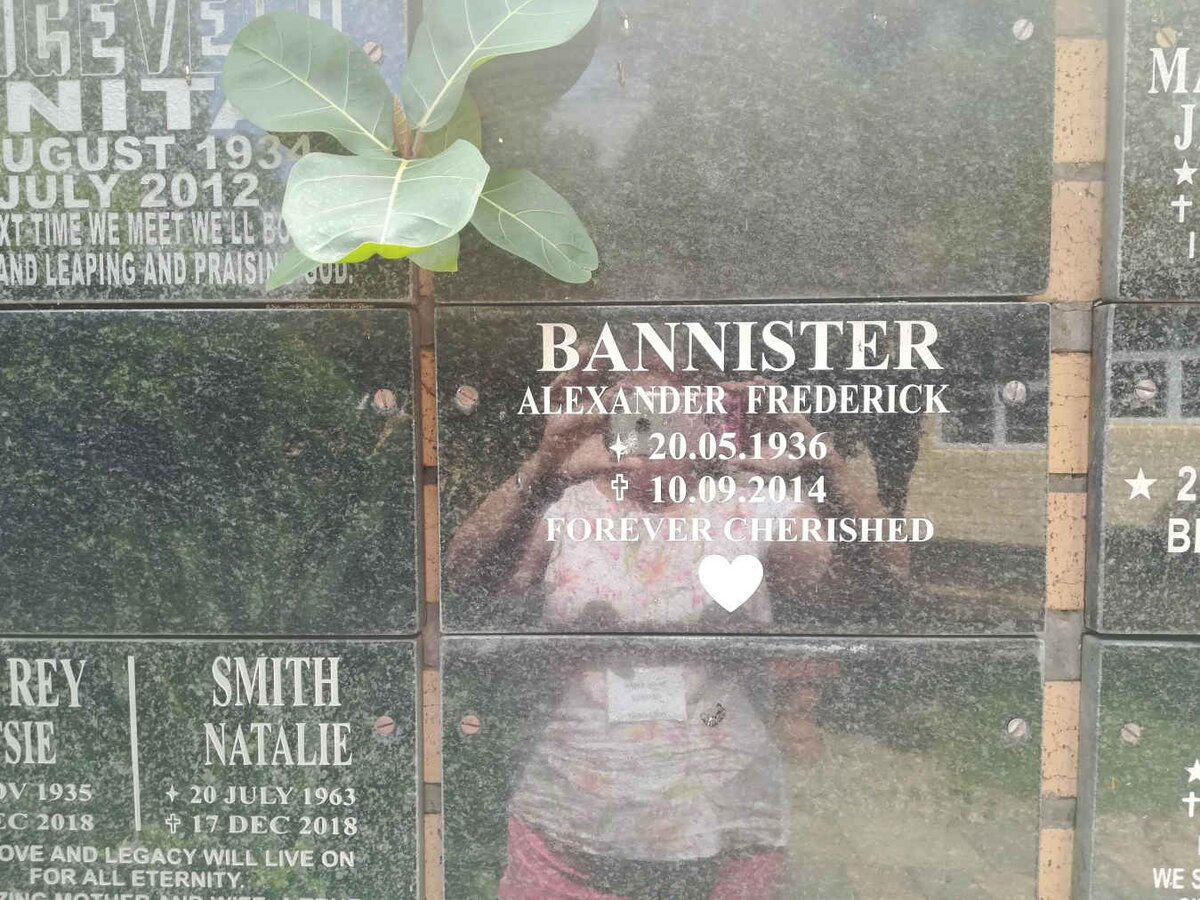 BANNISTER Alexander Frederick 1936-2014