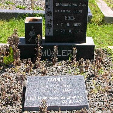 MULLER Eben 1927-1970 &amp; Lavinia 1911-1998