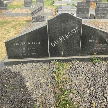 PLESSIS Pieter Willem, du 1915-1977 &amp; Sophia Eunice 1916-2006