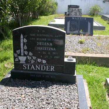 STANDER Helena Christina 1905-1987