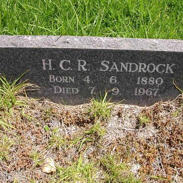 SANDROCK H.C.R. 1880-1967