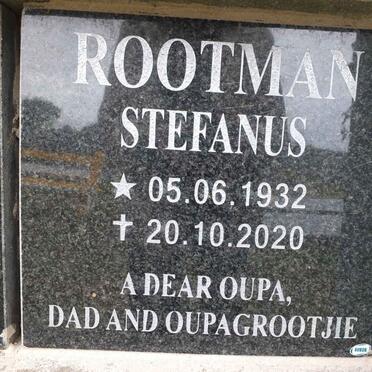 ROOTMAN Stefanus 1932-2020